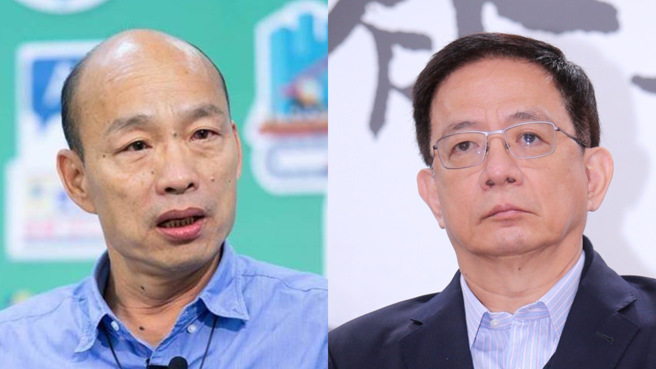 前立委沈富雄18日表示，「民进党团到今天还是看不懂韩国瑜（左），他们对韩国瑜是不能容忍的，除了韩国瑜以外，其实还另外有一个，就是管中闵（右）」。（中时资料照合成）