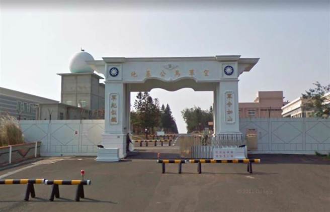 澎湖空軍馬公基地大門。（中時資料照）