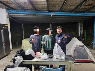 2日生野外扎营自助环台  大溪警、里长热情协助