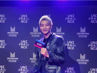 金鐘男配黃冠智帶新婚妻闖法國劇集影展 遇粉絲一舉動超有愛