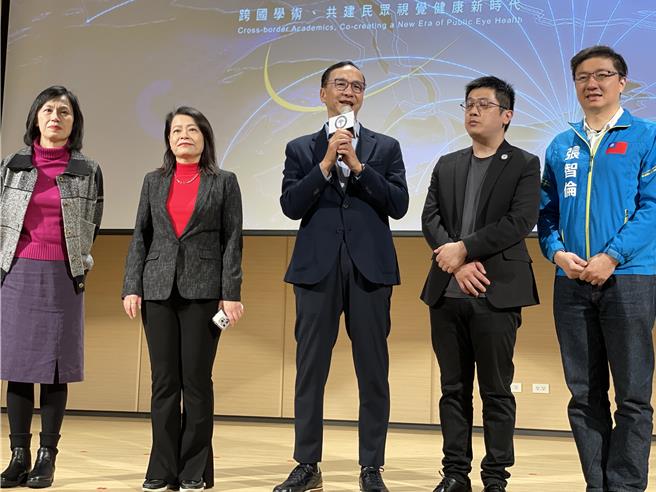 國民黨主席朱立倫今出席第五屆驗光師年會。（文傳會提供）