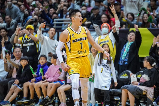 新北国王篮球队阵中后卫林书豪。（图 / PLG提供）