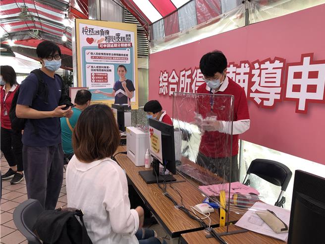 報稅示意圖（圖／吳靜君攝）