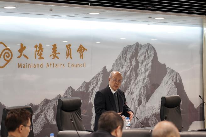 策進會19日下午召開第五屆董事、監察人第六次聯席會議，董事長詹志宏於會上致詞。（圖／策進會提供）