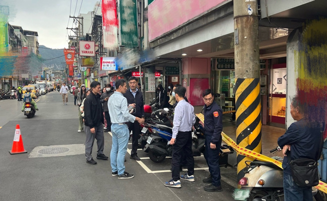 北投中和街某间银楼，上月底遭歹徒抢走800万元。(北投分局提供)