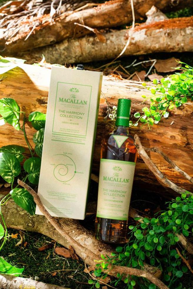 全新登場的The Harmony Collection 「萃綠麥穗Green Meadow」威士忌由麥卡倫釀酒大師Steven Bremner 親自操刀，傳遞對大自然無盡的敬意。（石智中攝）