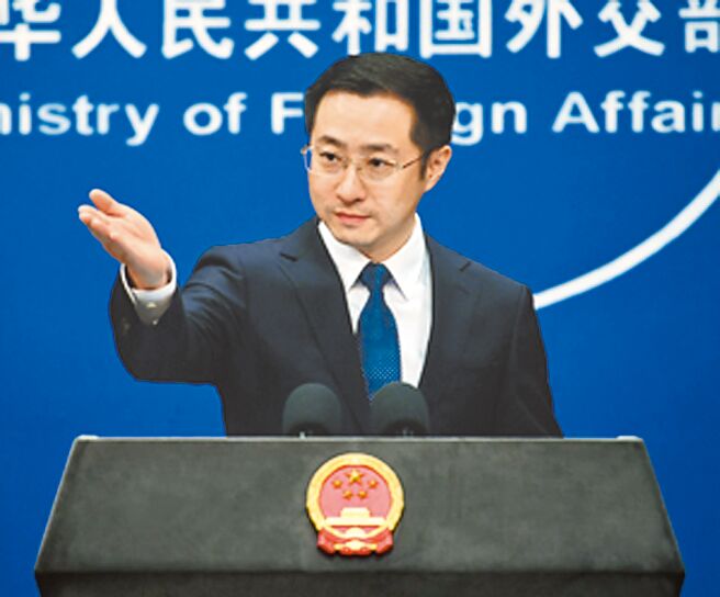 大陆新任外交部发言人林剑，18日首次在记者会上亮相。（摘自大陆外交部官网）