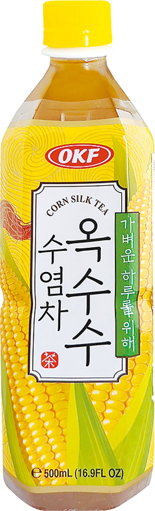 全聯新品韓國OKF玉米鬚茶，35元。（全聯提供）
