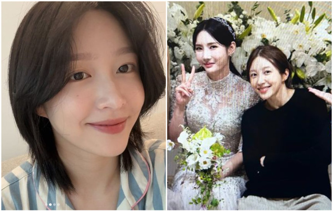 Hani以休閒穿搭喝喜酒。（图／Hani IG）