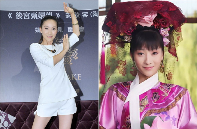 《后宫甄嬛传》是陶昕然的代表作。（图／本报系资料照片（图左）、取材自微博）