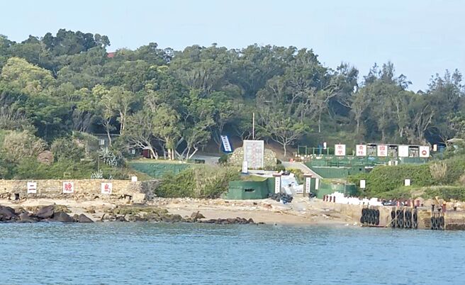 2023年金門二膽島失蹤陳姓上兵傳出疑似穿救生衣游泳到中國大陸，因體力不繼於海上被大陸海警救起。（民眾提供／于家麒金門傳真）