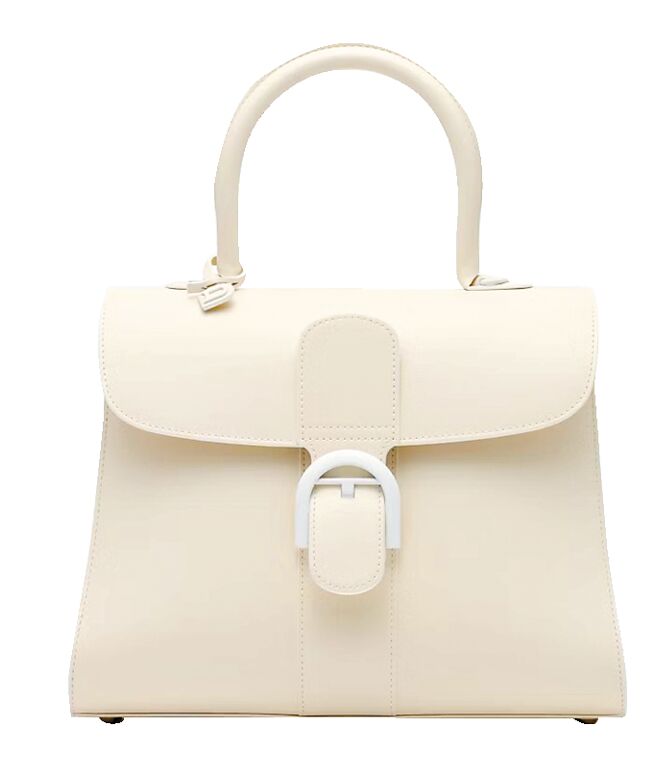 Delvaux Brillant MM象牙白，价格店洽。（Delvaux提供）