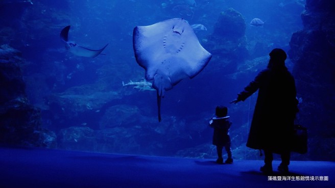 海洋大学-观音校区「藻礁暨海洋生态馆」，预计2024年完工启用。(图/业者提供)