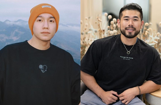 YT圈多人涉毒，网红Toyz(左)发起「验髮挑战」。（图／toyzlol、peeta.gege IG）
