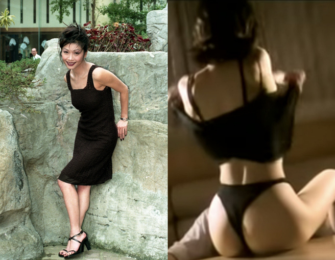 女星张慧仪曾是香港90年代性感女神代表之一。（图／中时资料照、摘自微博）