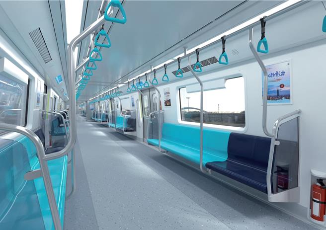 台北捷运公司即将引进「韩国乐铁电联车」，全车厢一字型座椅，乘车空间更宽敞，并增大车门退缩区，于1、6节车厢更配置宽敞的无障碍空间。