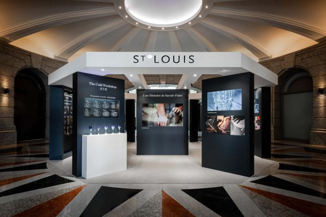 Saint-Louis水晶於BELLAVITA舉辦「傳承工藝 匠心展演」 活動，展示Saint-Louis工坊職人技藝。（Saint-Louis提供／古明弘台北傳真。（Saint-Louis提供／古明弘台北傳真