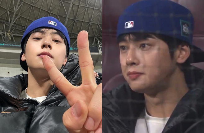 车银优到MLB海外开幕战观赛。（图／取自X、车银优IG）