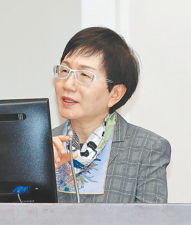 财政部长庄翠云20日在立法院财委会答询时表示，如果真的发生战争，财政部将为战备筹措资金，增加税、费都是选项。（刘宗龙摄）