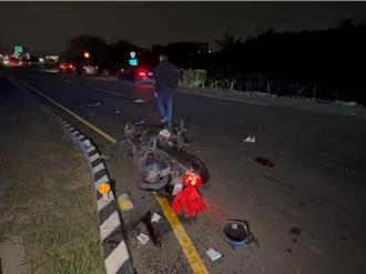 機車自小客碰撞女騎士重傷昏迷 距3姊弟事故點不到3公里 