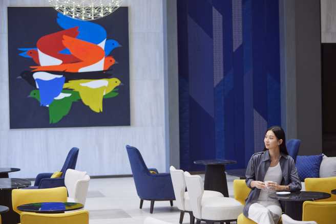 嘉義福容voco Lobby Café。(嘉義福容voco提供)