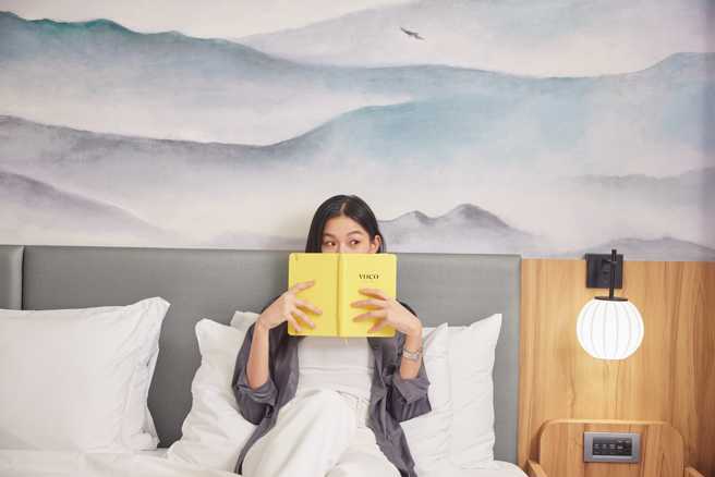 嘉義福容voco共370間客房，每間都能欣賞嘉南平原景緻。(嘉義福容voco提供)