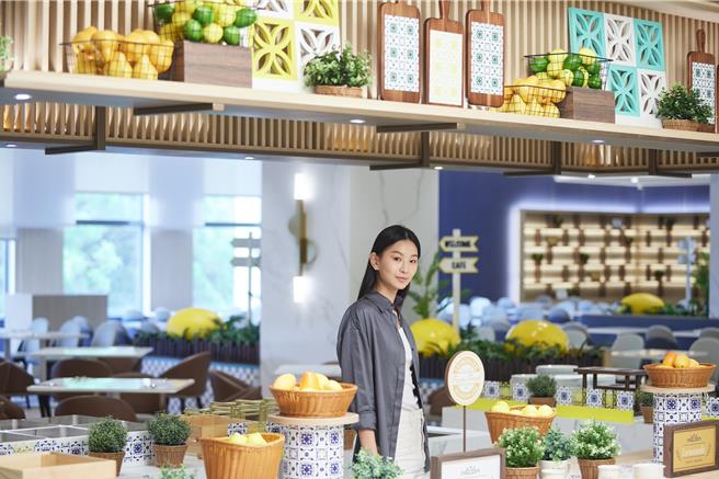 位于2楼的田园西餐厅。(嘉义福容voco酒店提供)