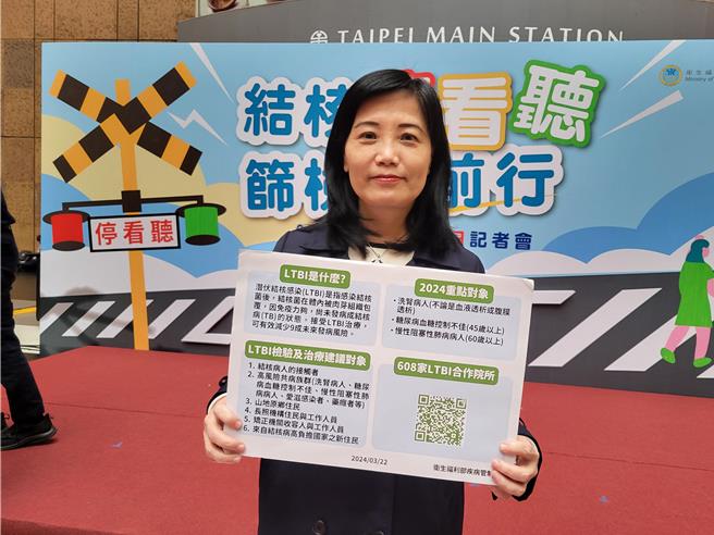 疾管署副署长曾淑慧表示，在结核菌发现之前，欧美大陆每7人会有1人死于结核病，因此结核病被称为白色瘟疫。WHO在1982年，也就是结核菌发现后100年，把每年的3月24日订为世界结核病日，提醒民眾，要正视结核病的议题，共同降低结核病的疾病威胁。（林周义摄）
