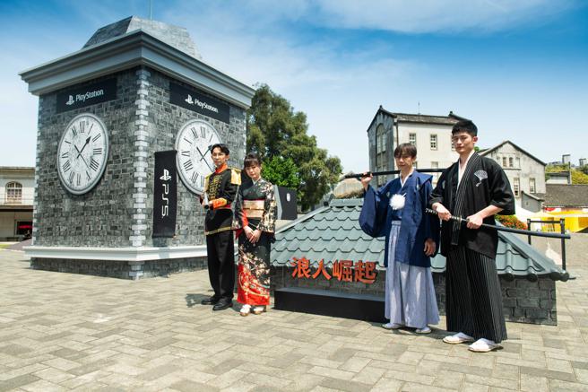 為慶祝《浪人崛起》上市，即日起至24日幕府時代NPC將穿越時空與玩家近距離互動。（SIET提供／古明弘台北傳真）