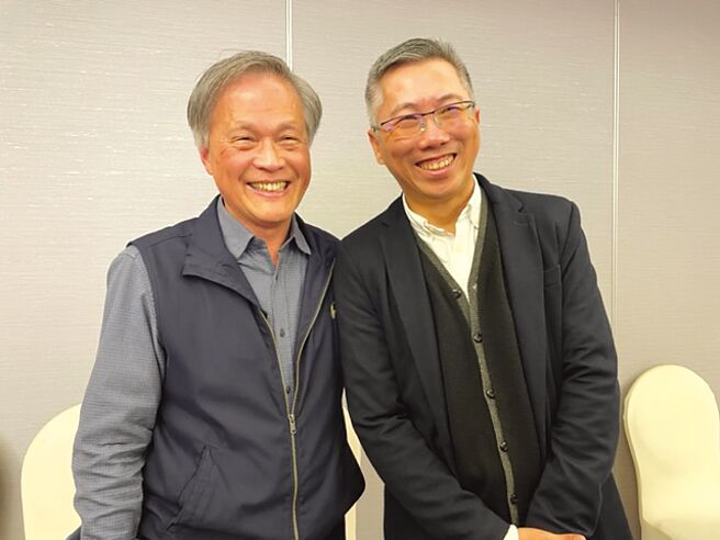 浩宇董事长陈正（左）、总经理龙震宇（右）。图／杜蕙蓉