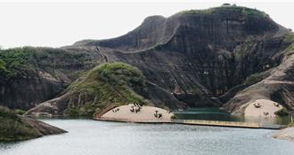 湖南郴州网红打卡景点 火力发电厂大坝变身「高椅岭」