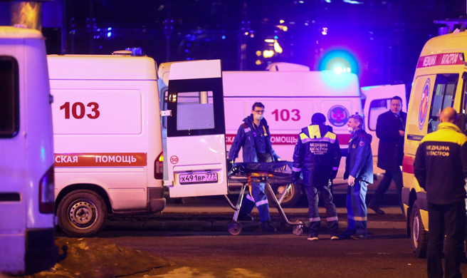 莫斯科恐攻超過60人死亡，超過100人受傷。（圖／美聯社）