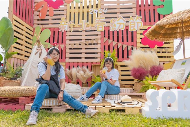 2024新北春紛節今日在三重大都會公園熱鬧登場。（新北市高灘處提供／呂健豪新北傳真）