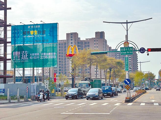 台中洲际段今年将有「大陆丰莚」及「舜元洲际段案」两大品牌个案接力进场。（立智提供／王莫昀传真）