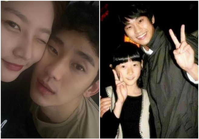 金賽綸手滑曝光與金秀賢黏TT合照。（圖／金賽綸IG、X）