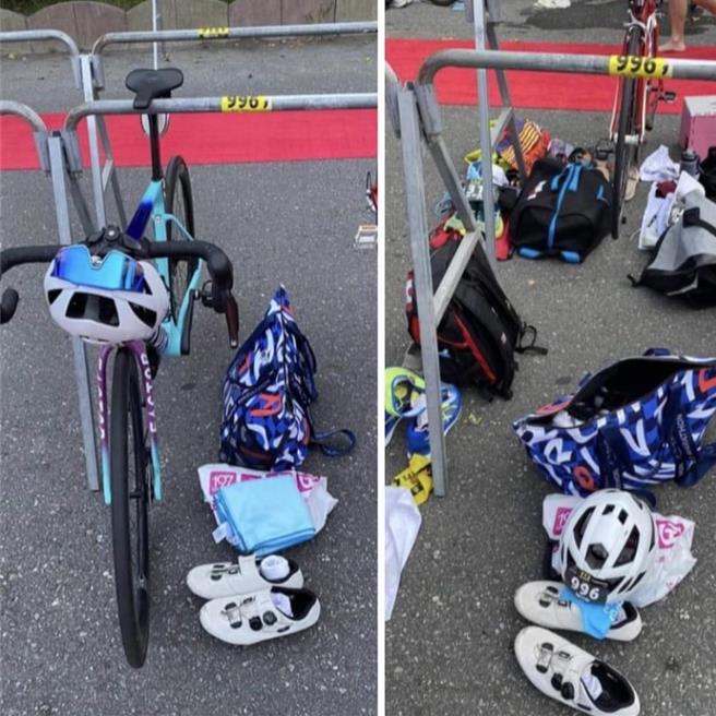 陈姓车友遭窃的公路车来自英国梦幻品牌FACTOR，价值近16万元。（台东县警察分局提供／萧嘉蕙台东传真）