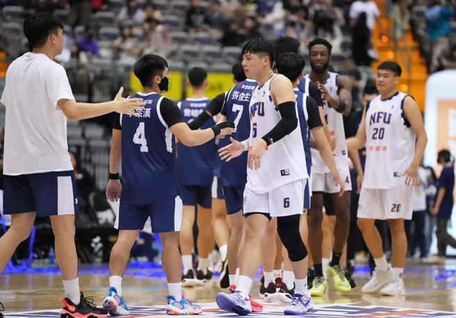 虎尾科大王鈞聖（6號）貢獻13分、6助攻。（大專體總提供）