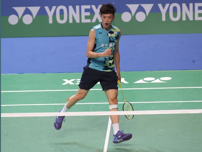 林俊易在2024亞洲羽球錦標賽晉級到男單8強。(報系資料照片)
