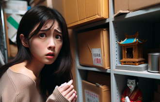 男友儲藏室角落藏神秘祭壇 妹子驚呆！靠近一看照片是她的