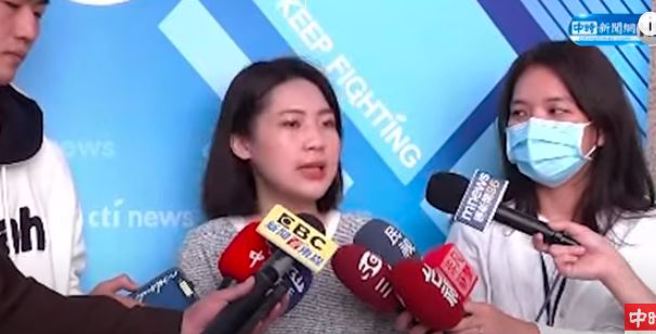 國民黨立委徐巧芯。（取自中時新聞網影片）