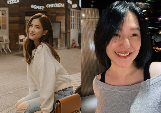 蔡沐妍（左）近期带着女儿上小S节目讨论才艺课主题。（图／蔡沐妍、小S脸书）