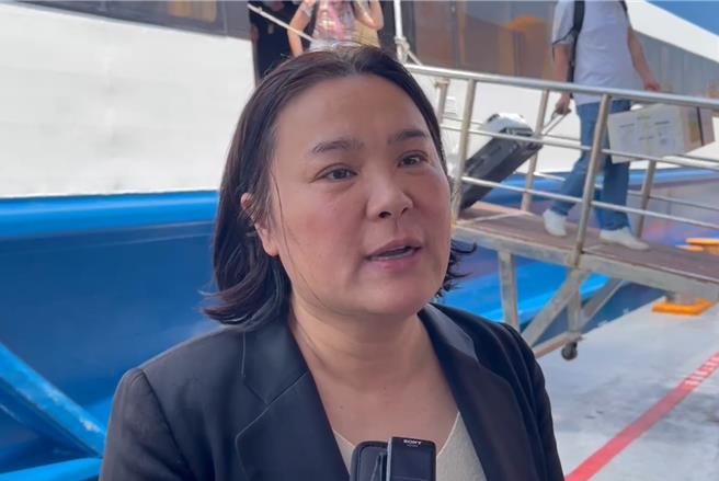 立委陈玉珍今（25）日刚从厦门返回金门时透露，大陆方面初步同意她与家属可以前往探视，她并强调这是善意的释出、并非人质外交手段！（陈玉珍服务处提供）