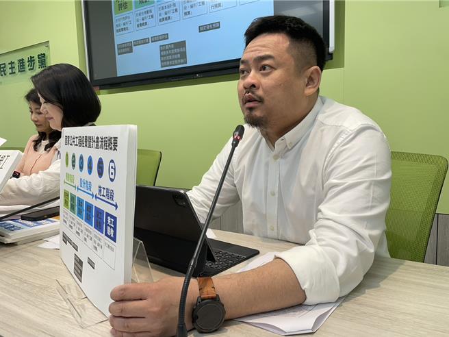 電價確定調漲，藍營質疑經濟部大搞詐欺，質疑民進黨不詐欺就不會執政。對此，民進黨立委洪申翰說，電價調漲雖不是德政，但政府真有用心在電價調整方案。（蔡雯如攝）