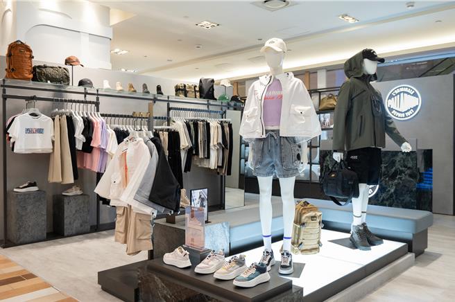 PALLADIUM 2024春夏服飾以「城市軍裝」、「機能防水」、「柔和多彩」三大主題推出風格系列服飾。（PALLADIUM提供／朱世凱台北傳真）