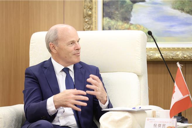 倪傑民表示，未來包括經濟貿易、科學技術、研發創新、能源轉型及教育等領域，都希望有更深入合作。(秘書處提供／蔡依珍桃園傳真)