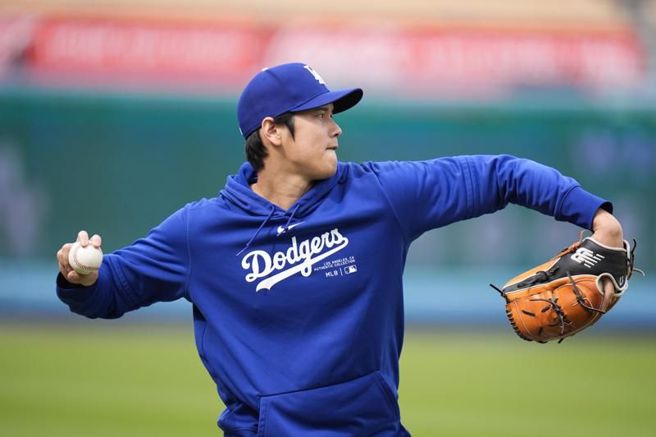道奇球星大谷翔平。（美联社）