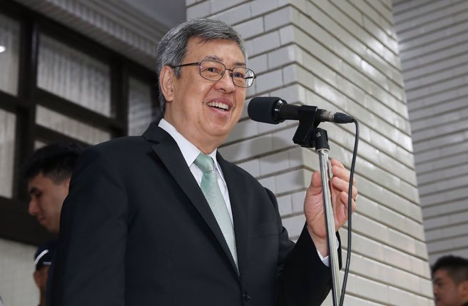 行政院長陳建仁26日前往立法院備詢並受訪。（姚志平攝）