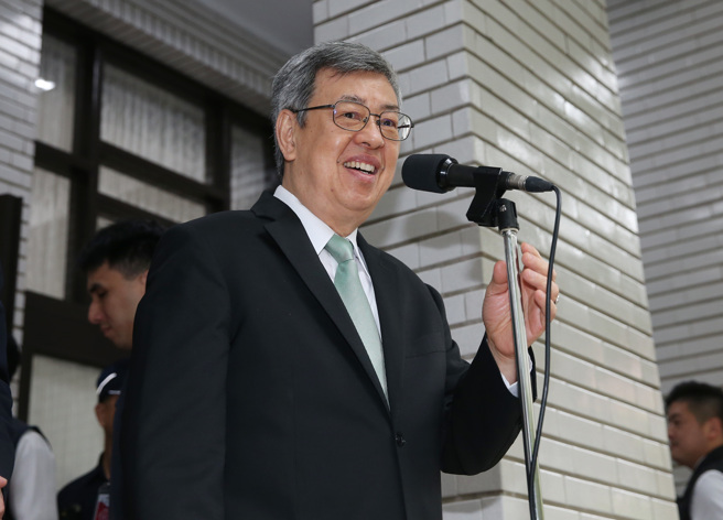 行政院長陳建仁26日前往立法院備詢並受訪。（姚志平攝）