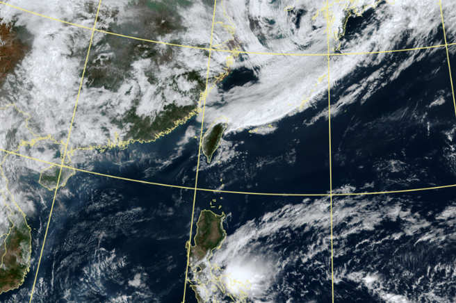 4月初天氣不穩定，清明連假打算出遊、掃墓的民眾，要有心理準備。（中央氣象署提供）