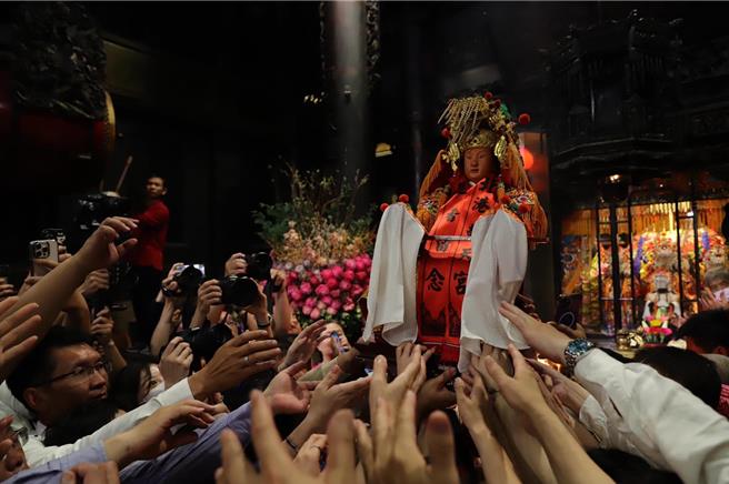 白沙屯妈祖婆魅力无边。（拱天宫提供／李京升苗栗传真）